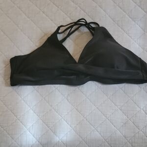Basic Black Bikini Top Sz Xxl